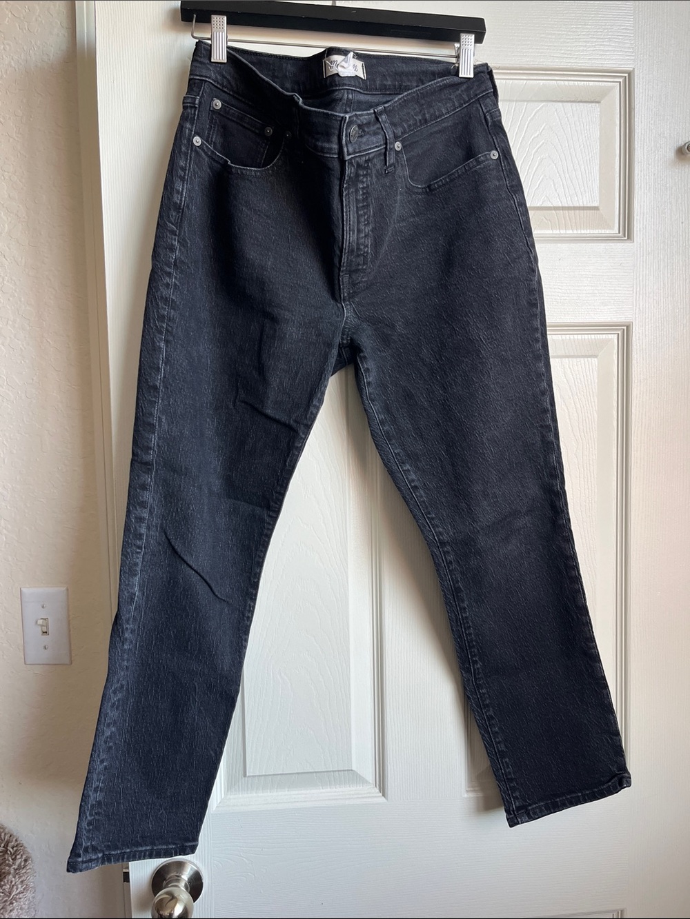 Madewell MidRise Perfect Vintage Black Jeans